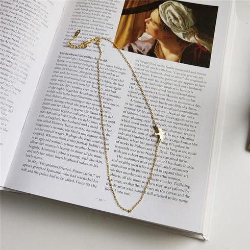 Colier din argint Randunica (Silver/Gold)